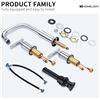 Image 2 : NEW HOMELODY 8" BATHROOM FAUCET SET WITH POP UP