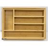 Image 1 : NEW BAMBOO WOOD DRAW STORAGE ORGANIZER