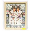 Image 1 : GORDIE HOWE & WAYNE GRETZKY PRINT FRAMED WITH 46