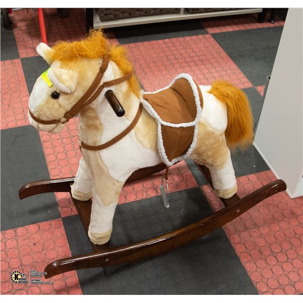 KIDS PLUSH ROCKING HORSE