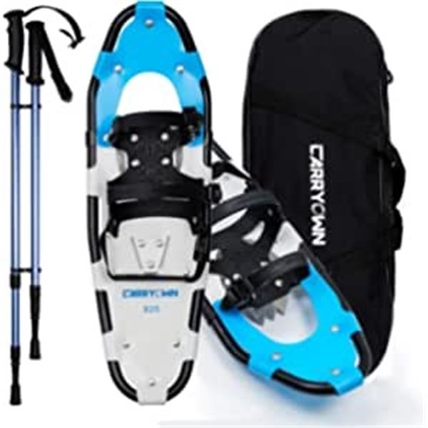 NEW SET OF LIGHTWEIGHT TREKKING SNOW SHOES AND