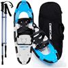 Image 1 : NEW SET OF LIGHTWEIGHT TREKKING SNOW SHOES AND