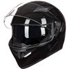 Image 2 : NEW JIEKAI GLOSS BLACK MOTORCYCLE HELMET, LARGE SZ