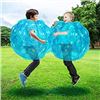 NEW REPACKED SET OF 2 BLUE BUMPER BALL INFLATABLE