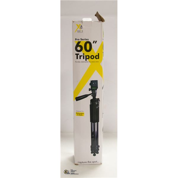 NEW REPACKED PRO SERIES 60" TRIPOD