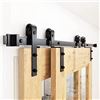 ZEKOO BYPASS SLIDING BARNDOOR HARDWARE KIT -DOUBLE