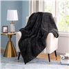 Image 1 : NEW REPACKED FAUX FUR 15LB SHERPA WEIGHTED BLANKET