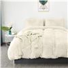 NEW 3 PIECE KING SIZE DUVET COVER SET, VELVET