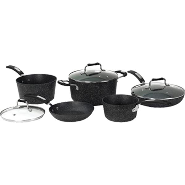 NEW REPACKED STARFRIT  THE ROCK  8 PIECE COOKWARE