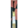 NEW REPACKED 66 - 120" BLACK FINIAL CURTAIN ROD