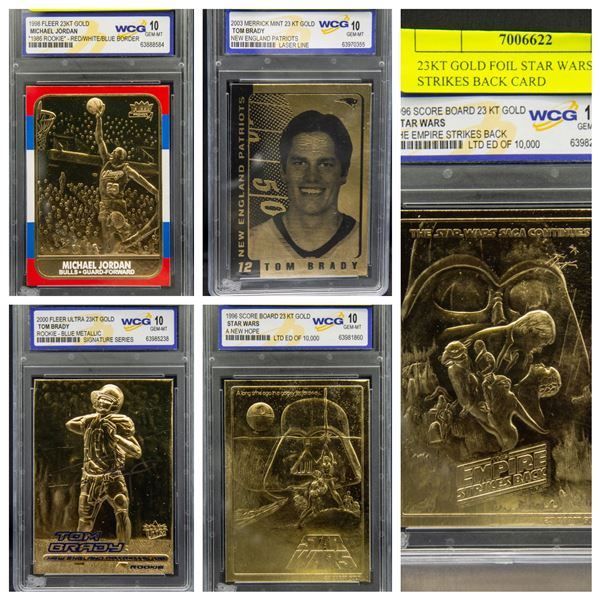 FEATURED GOLD FOIL COLLECTOR CARDS