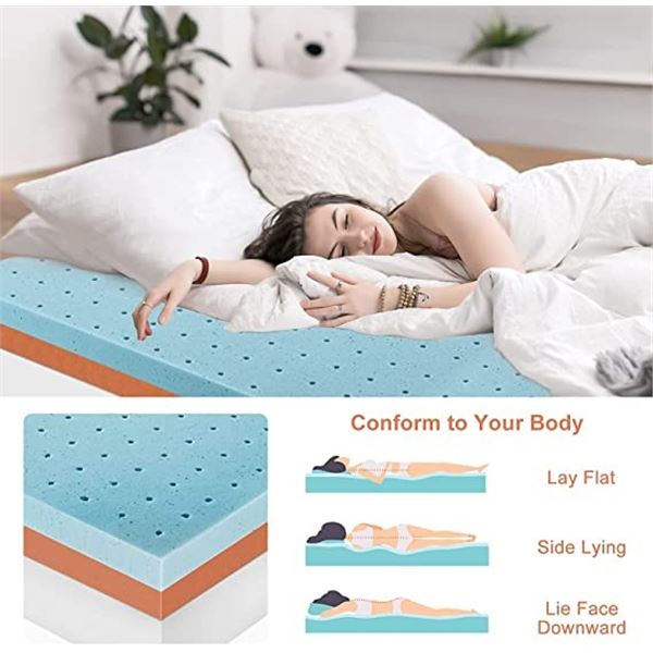 KING SIZE FOAM MATTRESS TOPPER