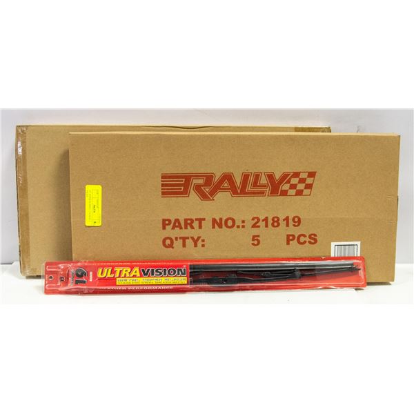 19  WIPER BLADES - 2 X NEW 5 PACKS