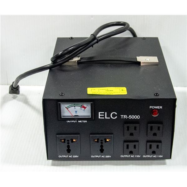 5000 WATT VOLTAGE REGULATOR WITH TRANSFORMER