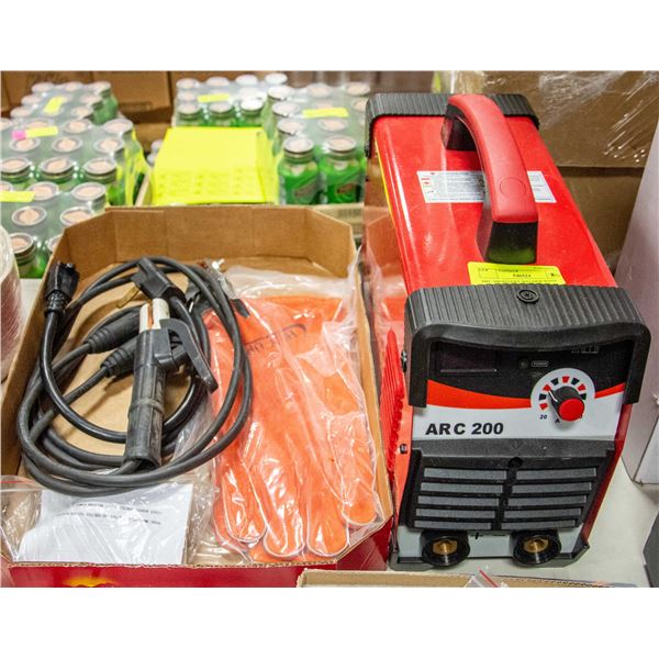 ARC 200 INVERT WELDER WITH CABLES AND GLOVES