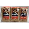 Image 1 : 3 BAGS OF QUAKER QUICK OATS 1 KG BAGS