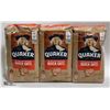 Image 1 : 3 BAGS OF QUAKER QUICK OATS 1 KG BAGS