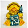 Image 1 : VINTAGE RAINY DAY FUND DUCK PIGGY BANK