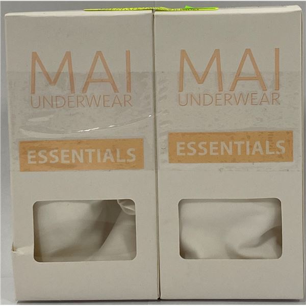 LOT OF 2 MAI UNDERWEAR ESSENTIALS THONG MEDIUM