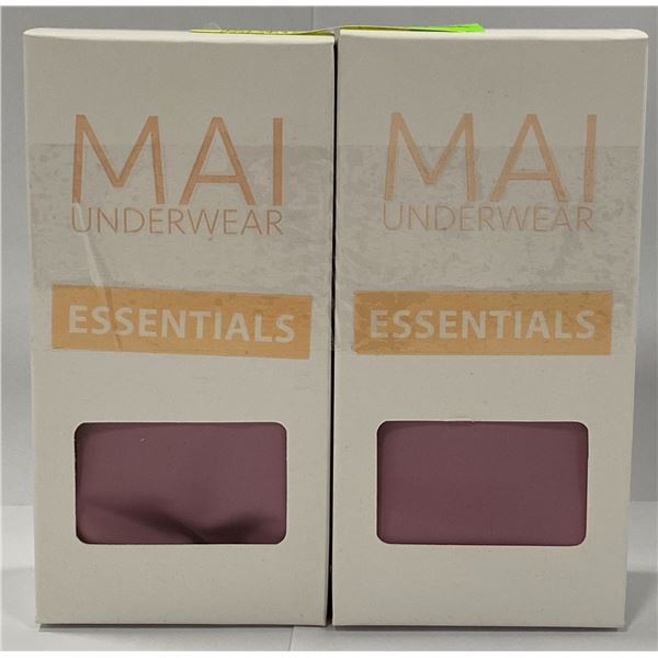 LOT OF 2 MAI UNDERWEAR ESSENTIALS THONG SMALL