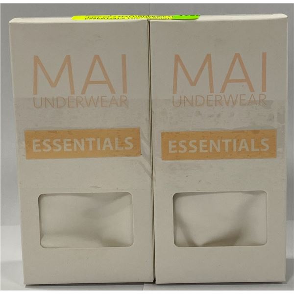 LOT OF 2 MAI UNDERWEAR ESSENTIALS THONG SMALL