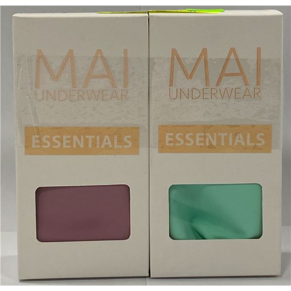 LOT OF 2 MAI UNDERWEAR ESSENTIALS THONG SMALL