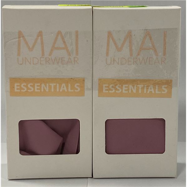 LOT OF 2 MAI UNDERWEAR ESSENTIALS THONG SMALL