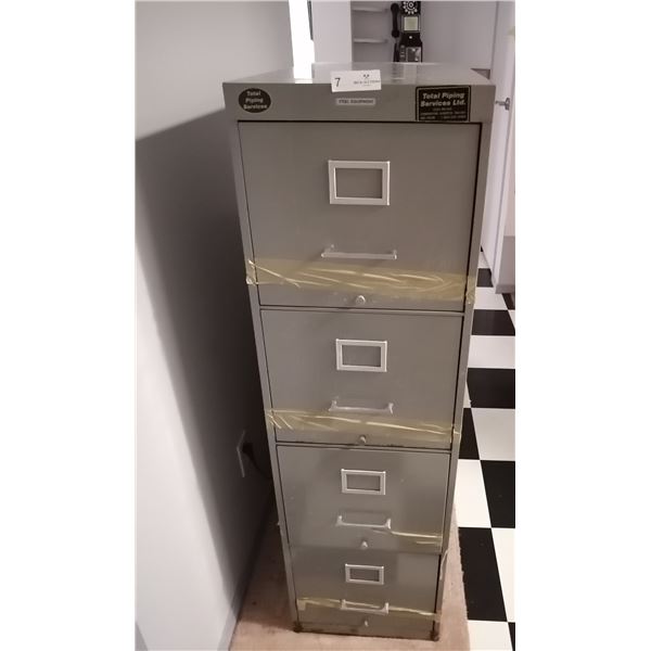 4-Drawer Steel Equipment Filing Cabinet