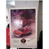 Image 3 : Bill Elliott Poster, 2 x Barstools with Assortment of Binders
