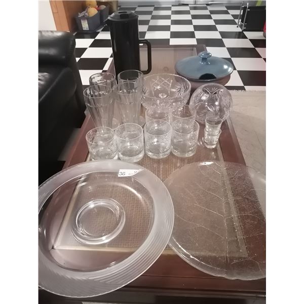 Assorted Glassware