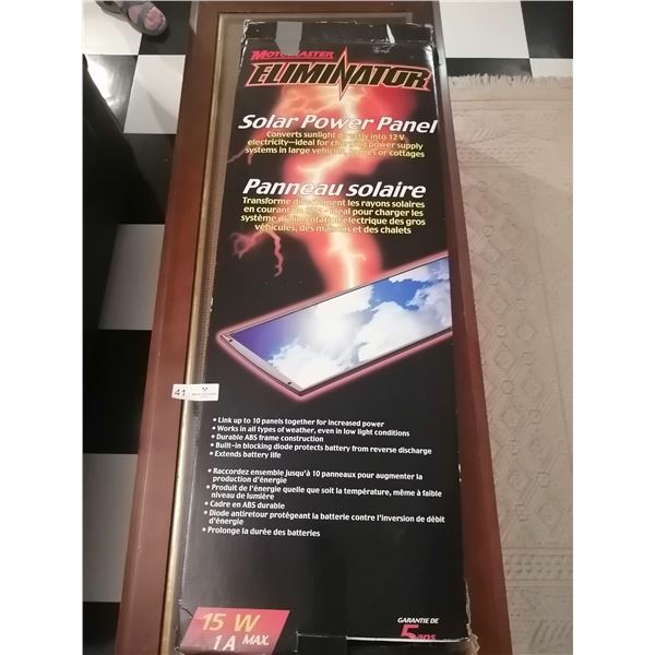 Eliminator Solar Power Panel