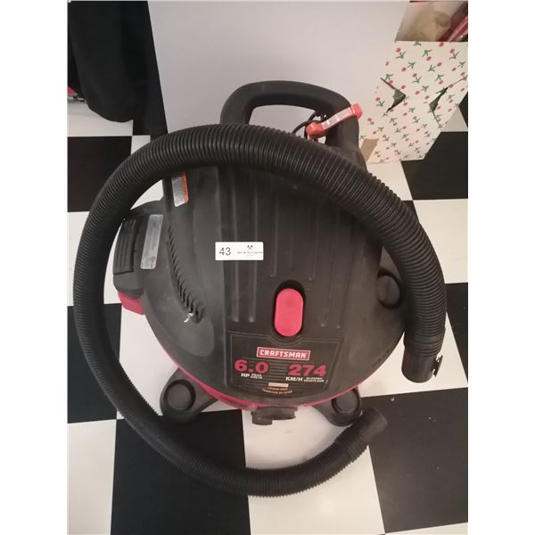 Craftsman 60L 6.0HP Shop Vac (Model No. 113.293800C)