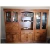 Image 1 : 3-Piece Wooden Display Cabinet (Contents Not Included)