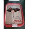 Image 2 : 3 x Vintage Coca-Cola and 1 x Budweiser Decorative Metal Trays