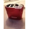 Image 1 : Retro Series (by Nostalgia) Hot-Dog Bun and Wiener Toaster (Brand New!) (Model No. HDT600RETRORED)