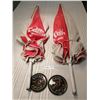 Image 1 : 2 x Coca-Cola Sun Umbrellas and 2 x Bacardi 1873 Compass Coasters