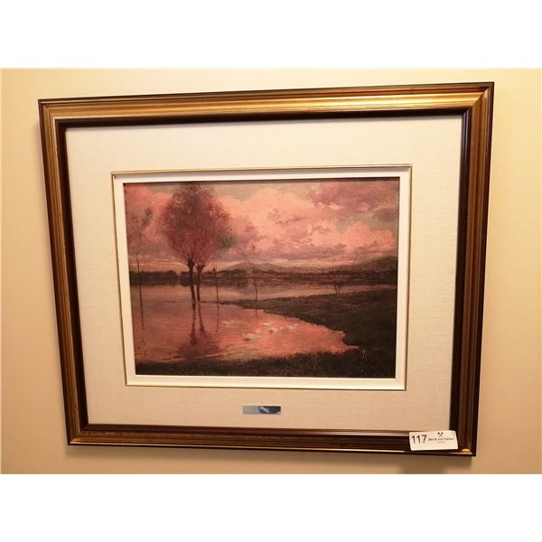 Alberto Zardo 1876-1931 Framed Canvas Painting