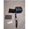 Image 1 : Mens' Bulova Watch with Genuine Leather Strap (Brand New!)
