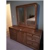 Image 1 : Wooden Dresser with Mirror