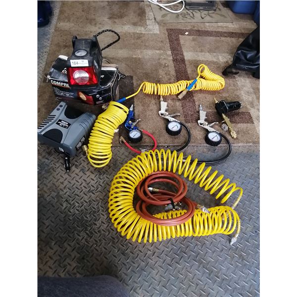 2 x Portable Air Compressors (Motomaster-Model No. 009-5098-0 and Canadian Tire) and More!