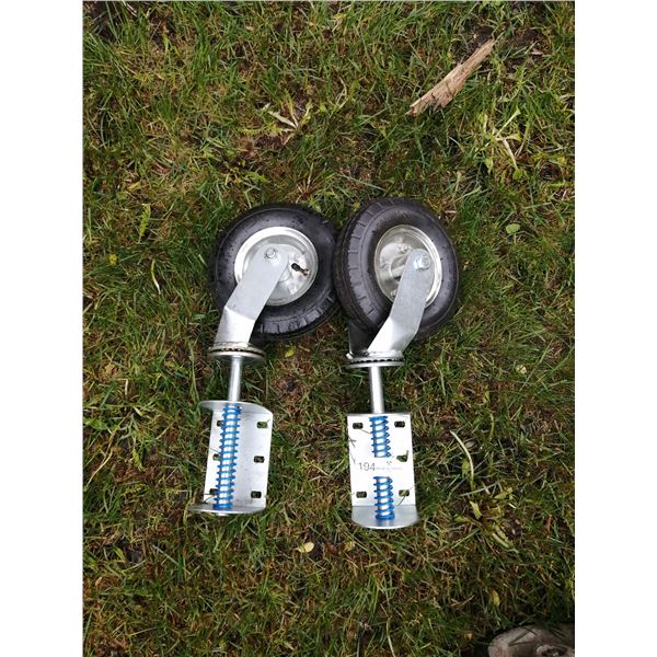 2 x 200lb Capacity Wheels