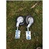 Image 1 : 2 x 200lb Capacity Wheels