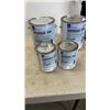 Image 1 : 2 PAILS OF ARMORSEAL 8100 WATERBASED EPOXY FLOOR COATING HAZE GRAY GLOSS AND 2 CANS HARDENER