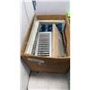 Image 2 : 3 BOXES OF PLUMBING SUPPLIES AND REGOISTER COVERS