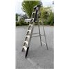 Image 1 : 8 FOOT ALUMINUM A FRAME LADDER