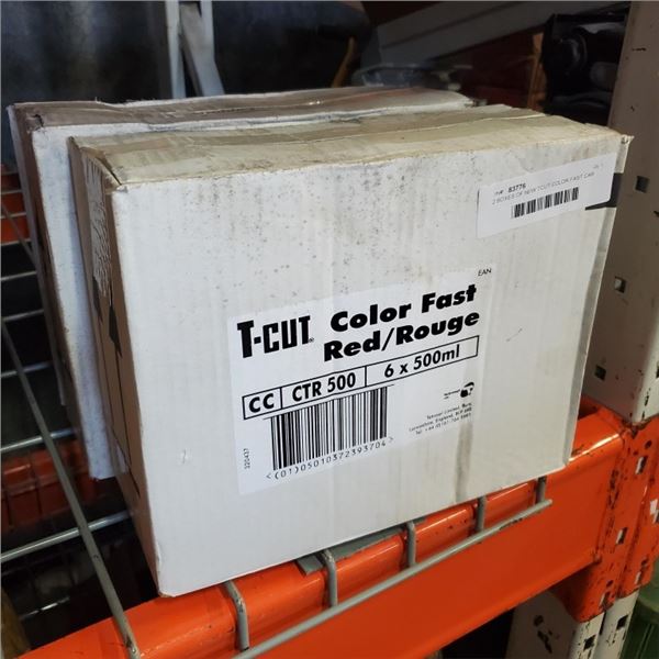 2 BOXES OF NEW TCUT COLOR FAST CAR POLISH (12 BOTTLES)