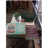 Image 1 : CAMP STOVE, LANTERN, COOLER AND MAN CAVE SIGN