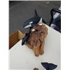 Image 10 : 3 JOHN PERRY FIGURES - 2 ORCA KILLER WHALES AND EAGLE