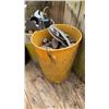 Image 2 : 2 BUCKETS  OF TOOLS, GRINDING BITS AND CAN OF COLD GALVANIZED COMPOUND
