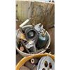 Image 4 : 2 BUCKETS  OF TOOLS, GRINDING BITS AND CAN OF COLD GALVANIZED COMPOUND